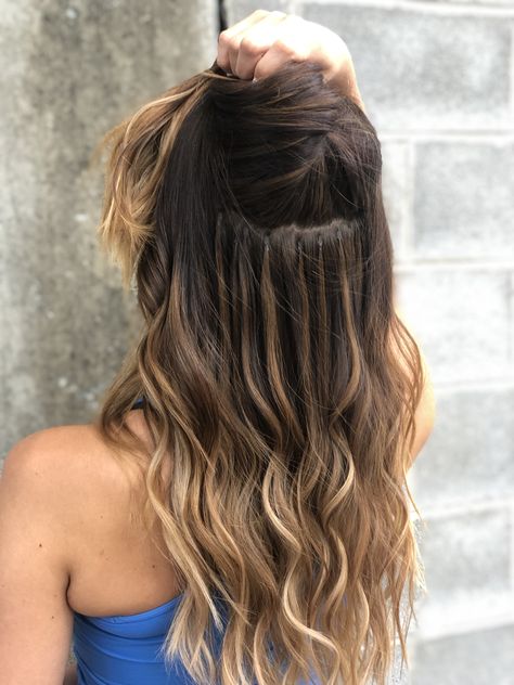 Dream Catchers Hair Extensions by Victoria Anderson I Tip Extensions, Celebrity Hair Extensions, David Hair, Hair Academy, Aliexpress Hair, Redken Hair Products, Bronde Hair, Guest Hair, Short Human Hair Wigs