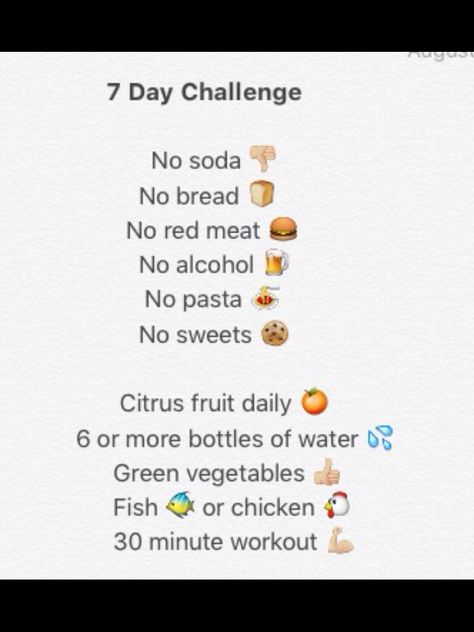 7 Day Challenge Habits Challenge, Healthy Habits Challenge, Brown Adipose Tissue, Challenges To Do, 7 Day Challenge, 30 Minute Workout, Healthy Hair Tips, Green Vegetables, Day Challenge