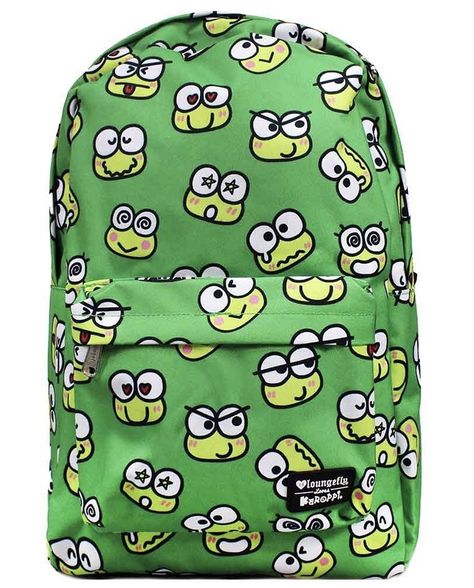 Hello Kitty Keroppi, Festival Backpack, Sanrio Bag, Sanrio Keroppi, School Pack, Charmmy Kitty, Frog Decor, Hello Kitty Items, Frog And Toad