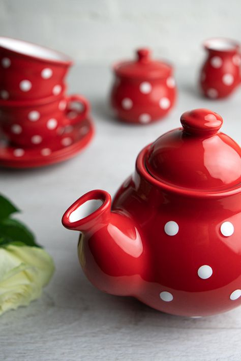 Tea English, Pottery Tea Pot, Sugar Pot, Teapot Set, Ceramic Tea Set, Handmade Teapot, Ceramic Spoon Rest, Red Ceramic, Kitchen Cooking Utensils