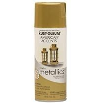 Metallic Spray Paint, American Accent, Gold Spray Paint, Spray Paints, Gold Spray, Laminate Countertops, Rust Oleum, Paint Brands, Household Decor