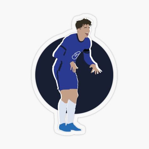 Mason Mount Sticker, Chelsea Sticker, Mount Chelsea, Minimal Artwork, Thomas Tuchel, Chelsea Players, Didier Drogba, Mason Mount, Jack Grealish