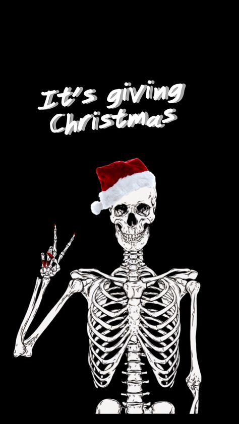 #christmas #wallpaper #wallpapers #christmasaesthetic #skeleton Christmas Wallpaper Skeleton, Dark Holiday Aesthetic, Christmas Goth Wallpaper, Skull Christmas Wallpaper, Dark Christmas Wallpaper Iphone, Scary Christmas Wallpaper, Christmas Skeleton Wallpaper, Grunge Christmas Wallpaper, Emo Christmas Wallpaper