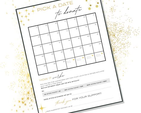 Calendar Fundraiser, Cheer Dance, Gold Text, Wish You The Best, High School Senior, High School Seniors, How To Raise Money, Cardstock Paper, Letter Size