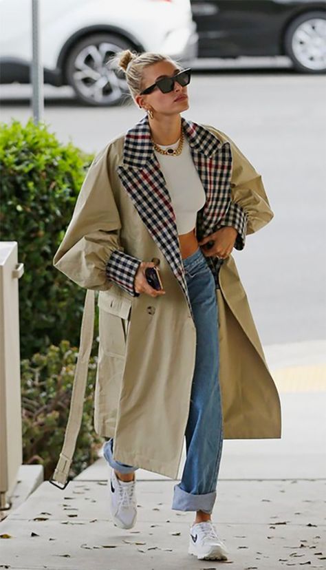 Hailey Bieber Street Style, Hailey Baldwin Street Style, Hailey Baldwin Style, Elegante Y Chic, Looks Street Style, Celebrity Street Style, Sarah Jessica Parker, Mode Inspo, 가을 패션