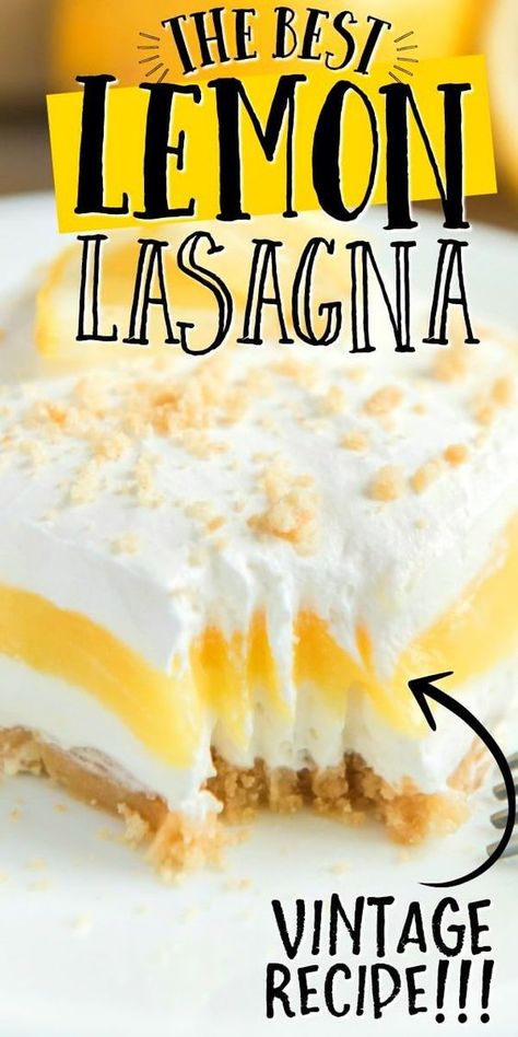 Golden Oreo Crust, Lemon Lasagna, Using Cream Cheese, No Bake Recipes, Recipes Using Cream Cheese, Spaghetti Salad, Dessert Oreo, Golden Oreo, Lemon Dessert