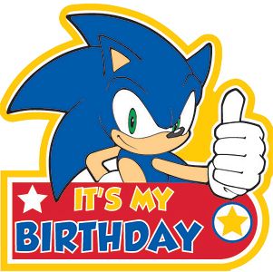 Happy Birthday Sonic The Hedgehog, Happy Birthday Sonic Images, Sonic Happy Birthday, Sonic Birthday Cake, Sonic Cake, Sonic Birthday Parties, Hedgehog Birthday, Sonic Party, Sonic Birthday