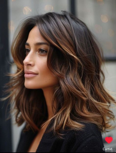 Carmel Balayage Shoulder Length Hair, Layered Hair Women, Balayage Medium Hair, Honey Caramel Balayage, Warm Caramel Balayage Honey, Caramel Balayage Highlights, Balayage Straight Hair, Balayage Hair Caramel, Balayage Long Hair