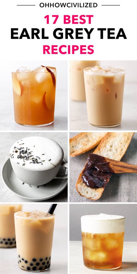 Earl Grey Tea Recipes Drinks, Earl Grey Jelly, Earl Grey Tea Recipes, Earl Grey Recipes, Iced Earl Grey Tea Latte, Recipes With Earl Grey Tea, Earl Grey Tea Benefits, Earl Grey Tea Cocktail, Iced Earl Grey Tea