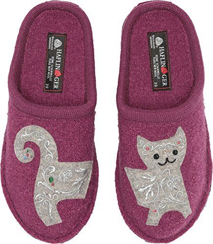 Shearling Indoor Slippers, Casual Shearling Slip-on Slippers, Haflinger Slippers, Comfortable Wool Slip-on Slippers, Cat Slippers, Grey Slippers, Cotton House, Super Cute Cats, Winter Slippers