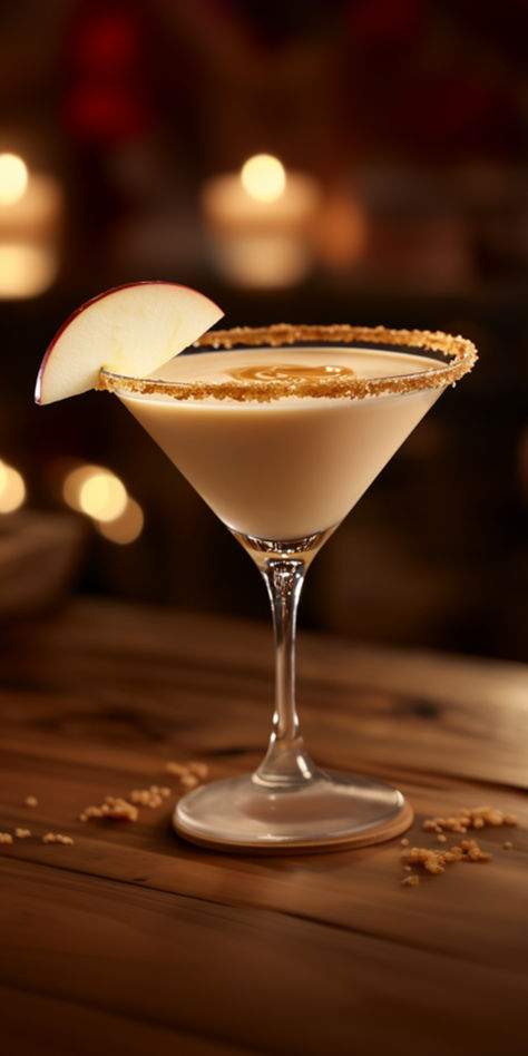 Crown Apple Crème Martini Recipe Crown Royal Apple Drinks, Apple Crown Royal Recipes, Crown Apple Drinks Recipes, Crown Royal Recipes, Whiskey Drinks Simple, Whiskey Cocktail Recipes, Crown Apple, Cocktail Recipes Whiskey, Apple Cream