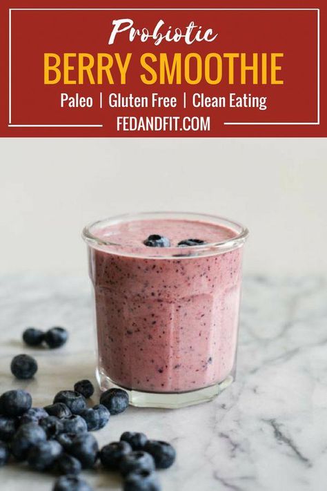 This kefir smoothie is the perfect energizing start to your day! Made simply with probiotic-rich kefir, a handful of frozen berries, and coconut water, this easy smoothie recipe is both delicious and packed with health benefits. As a bonus, this healthy berry smoothie is totally kid friendly with dairy free options. #smoothie #cleaneating #glutenfree #breakfast #dairyfreecoconutwater Probiotic Smoothie, Kefir Smoothie, Easy Smoothie Recipe, Woman's Health, Apricot Smoothie, Paleo Drinks, Fed And Fit, Quick Smoothies, Vegetable Juices