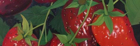 Red Pinterest Header, Strawberry Widget Medium, Red And Green Header, Strawberry Twitter Header, Strawberry Pfps, Cherry Header, Strawberry Header, Strawberry Banner, Facebook Cover Photos Vintage