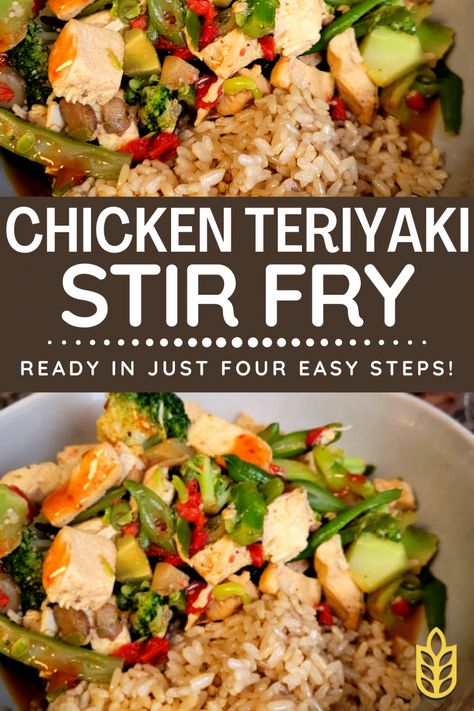 Chicken Teriyaki Stir Fry, Metabolic Research Center, Teriyaki Chicken Stir Fry, Metabolic Diet Recipes, Teriyaki Stir Fry, Lost 50 Pounds, Chicken Teriyaki, Stir Fry Recipe, Honey Soy