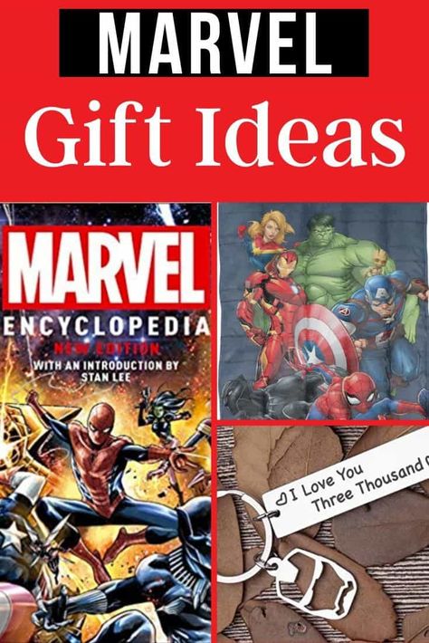 Gifts for Marvel Fans - these some of the best gifts for the biggest Marvel fans! From Iron Man to Captain America, we have the best presents for all wannabe super heroes! Gifts For Marvel Fans, Marvel Gift Ideas, Captain America Gifts, Iron Man Gift, Marvel Encyclopedia, Teen Presents, Best Presents, Iron Man Comic, Marvel Gifts