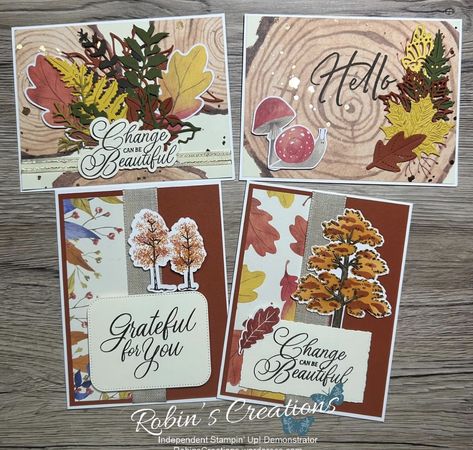 Stampin Up Paper Pumpkin, Pumpkin Cards, Wood Card, Happy October, Flower Mound, Plastic Envelopes, Paper Storage, Fall Cards, September 2024