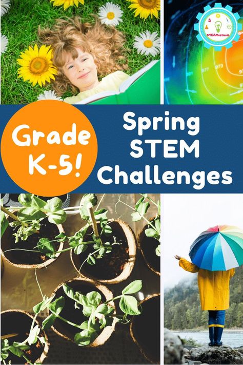 In this list of spring STEM challenges for kids, you'll find some of our very favorite spring STEM activity ideas for kids of all ages. Stem Worksheets, Stem Challenges For Kids, Clouds For Kids, Apple Tree Life Cycle, Spring Stem Activities, Spring Science Activities, Challenges For Kids, Spring Stem, Activity Ideas For Kids