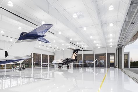 Gallery of Ochoco Air Hangar / TVA Architects - 5 Plane Hanger, Hangar Architecture, Aircraft Hangar Design, Hangar Design, Diecast Diorama, Dream Building, Exterior Wall Panels, Aircraft Hangar, Airplane Hangar