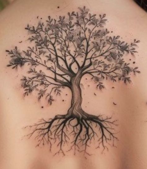 Earthy Tattoos, Family Tree Tattoo, Remembrance Tattoos, Armband Tattoo Design, Fantasy Tattoos, Tree Tattoo Designs, Vine Tattoos, Tree Of Life Tattoo, Modern Tattoos