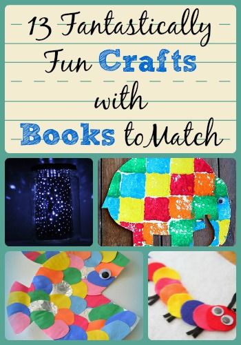 13 Funtastically Fun Crafts with Books to Match Guest Post on The Curriculum Corner from AllFreeKidsCrafts.com | The Very Hungry Caterpillar | Goodnight Moon | The Rainbow Fish Crafts With Books, The Rainbow Fish, Storytime Crafts, Goodnight Moon, Ornaments Homemade, Story Activities, Art And Craft Videos, Wallpaper Collage, Rainbow Fish