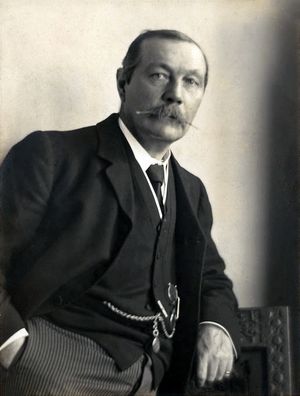 Sir Arthur Ignatius Conan Doyle KStJ, DL  was a Scottish writer and physician, most noted for creating the fictional detective Sherlock Holmes and writing stories about him which are generally considered milestones in the field of crime fiction. #SirArthurConanDoyle The Reichenbach Fall, Mary Celeste, A Study In Scarlet, Sherlock Holmes Stories, Harry Houdini, Dr Watson, Detective Fiction, Sir Arthur Conan Doyle, Arthur Conan