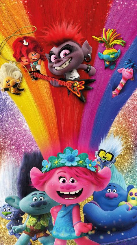 Trolls Wallpaper, Iphone 6 Plus Wallpaper, Teacher Classroom Decorations, Trolls Birthday Party, Future Wallpaper, Troll Party, Trolls Movie, Disney Collage, Dreamworks Trolls