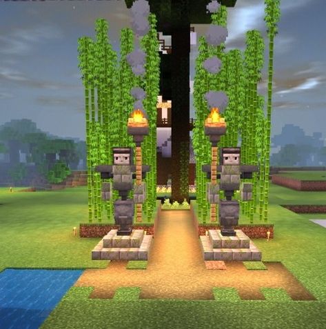 Imagen de guardianes para decorar tus casa o caminos del minecraft. Minecraft Ideas Para Decorar, Mc Ideas, Minecraft City, Minecraft Decorations, Ideas Minecraft, Minecraft Builds, Minecraft Building, Minecraft Projects, Minecraft Ideas