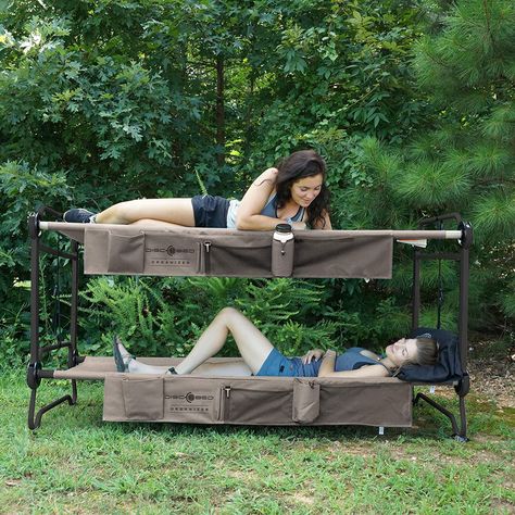 KingCamp Double Folding Camping Cots Nomad Furniture, Camping Bunk Beds, Cot With Storage, Camping Beds, Girls Tent, Famous Veterans, Bed Cot, Double Bunk Beds, Double Bunk