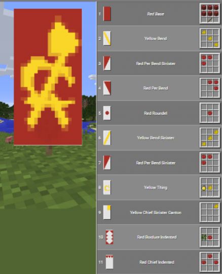 Hammer And Sickle Minecraft Banner, Sun Banner Minecraft, Minecraft Pride Banners Tutorial, Minecraft Banner Ideas, Banner Minecraft Tutorials, Cool Minecraft Banners, Mc Banner, Minecraft Banner Patterns, Minecraft Banner