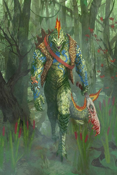 Dnd Lizardfolk Barbarian, Dnd Character Backstory Ideas, Dnd Character Backstory, Lizardfolk Barbarian, Character Backstory Ideas, Lizardfolk Dnd, Dnd Lizardfolk, Lizardfolk Art, Barbarian Druid