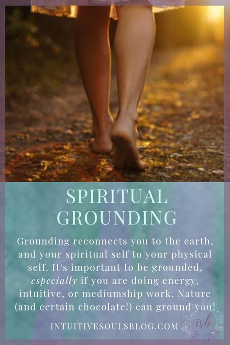 Spiritual grounding reconnects you to the earth. It's especially important if you are practicing energy, psychic, or mediumship work. Nature (and even certain chocolates) can ground you. Learn more at intuitivesoulsblog.com Earth Grounding, Spiritual Grounding, Healing Techniques, Ground Yourself, Grounding Techniques, Psychic Development, Vibrational Energy, Spiritual Health, Free Flowing