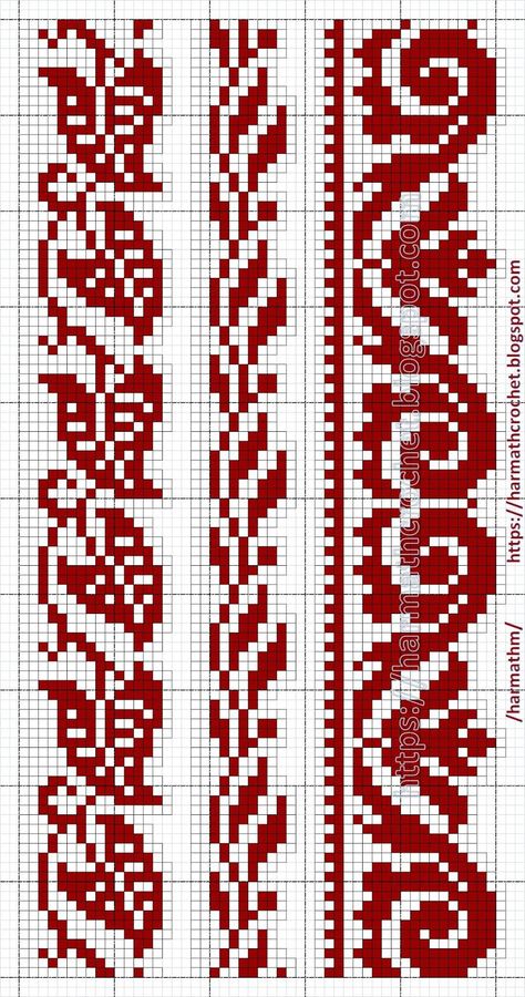 Crochet Flower Bookmark, Cross Stitch Boarders, Háčkované Lemy, Crochet Patterns Filet, Cross Stitch Border Pattern, Crochet Flowers Easy, Filet Crochet Charts, Crochet Geek, Flower Bookmark