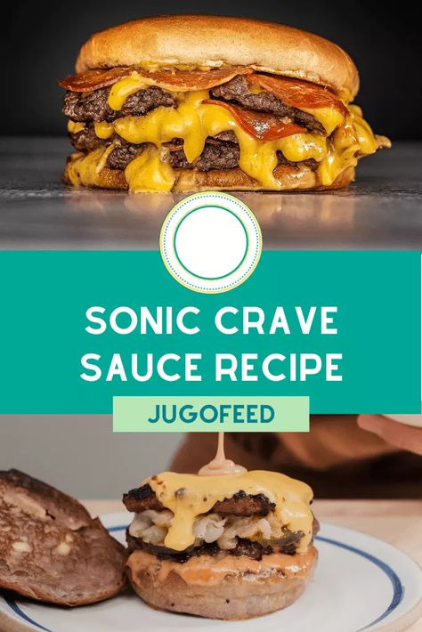 Sonic Crave Sauce Recipe - Jugo Feed Fire Sauce Recipe, Miracle Whip, Burger Sauce, Smash Burger, Sauce Recipe, Copycat Recipes, Dipping Sauce, Gluten Free Vegetarian, Sauce Recipes