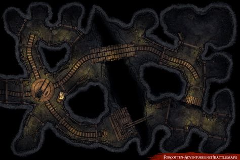 Dnd Lost Mine Of Phandelver Maps, Mines Battle Map, Mine Dungeon Map, Crypt Dungeon Map, Blacksmith Map Dnd, Light Grid, Mind Flayer, Dungeon Maps, Coal Mining