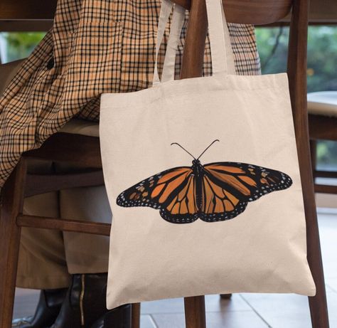 Butterfly Design Tote Bag Tote Bag Size, Design Tote Bag, May 27, Butterfly Design, Biodegradable Products, Tote Bags, Etsy Accessories, United Kingdom, Recycling