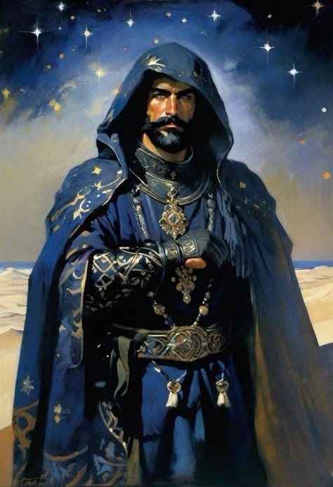 Persian Fantasy Art, Dnd Sorcerer, Fantasy Wizard, Dungeons And Dragons Classes, Heroic Fantasy, Character Inspiration Male, Fantasy Male, Character Design Male, Fantasy Inspiration