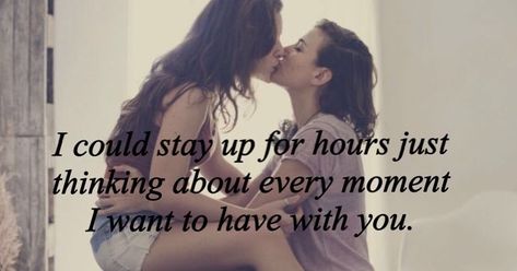 Cute Lesbian Quotes, Bisexual Quote, Lesbian Love Quotes, Cute Crush Quotes, Lgbt Quotes, Short Friendship Quotes, Lesbian Quotes, I Love Her Quotes, Love Quotes For Girlfriend