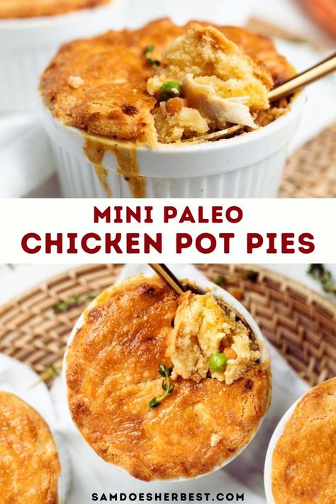 Dairy Free Chicken Pot Pie, Paleo Chicken Pot Pie, Chicken Pot Pies, Aip Paleo Recipes, Pot Pies Recipes, Pot Pies, Fall Dinner Recipes, Gluten Free Recipes For Dinner, Chicken Pot Pie Recipes