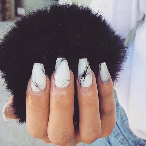 5,791 Likes, 139 Comments - every girl is worth a million (@millionmamas) on Instagram: “love or hate these marble nails? x  #millionmamas” Marble Acrylic Nails, Wedding Nail Polish, Marble Nail Designs, Marble Nail Art, Ballerina Nails, Ideas Nails, Acrylic Nail Art, Marble Nails, Coffin Nails Designs