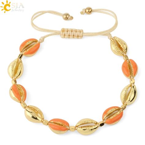 Csja Cowrie Shells Bracelets Gold Color Sea Puka Shell Beaded Bracelet For Women Girl Braided 2020 Seaside Summer Jewelry S536 - Bracelets - AliExpress Puka Shell Bracelet, Men Boho, Boho Men, Cowrie Shells, Puka Shell, Bangles For Women, Bracelets Gold, Bracelet Fashion, Shell Bracelet