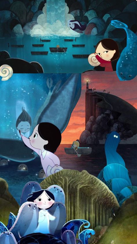 Song of the sea Song Of The Sea Fanart, Song Of The Sea Aesthetic, Song Of The Sea Wallpaper, Saoirse Song Of The Sea, Song Of The Sea Art, The Song Of The Sea, Cartoon Saloon, Sea Drawing, Sea Stories