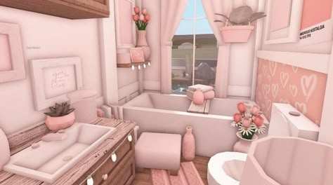 Bloxburg Instagram, Blush House, Blush Living Room, Pinterest Kitchen, Preppy House, Floor Layout Bloxburg, Bloxburg Building, Blocksburg Room Ideas￼, Bloxburg House Ideas Aesthetic