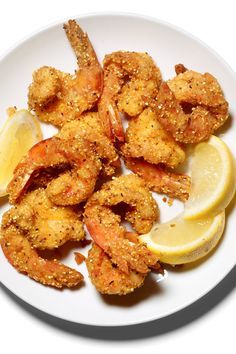 This recipe is by Mark Bittman and takes 10 minutes. Tell us what you think of it at The New York Times - Dining - Food. Battered Shrimp Recipes, Shrimp Batter, Fried Shrimp Recipes, Shrimp Toast, Mark Bittman, Corn Meal, Roasted Shrimp, Nyt Cooking, Shrimp Dishes