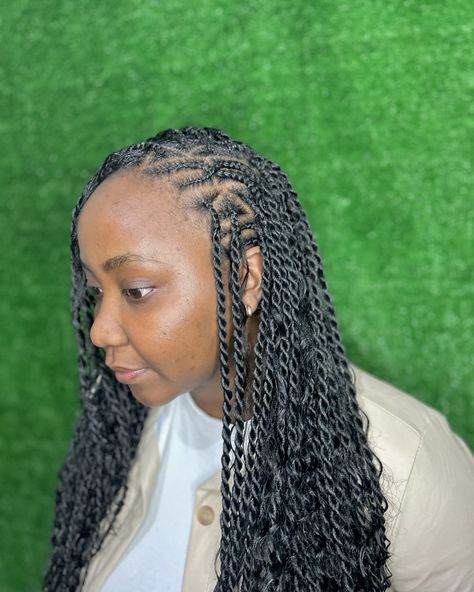 Flip over boho Fulani twists ❤️ Fulani Twists, Women Hairstyles, Black Women Hairstyles, Nail Ideas, Hair And Nails, Womens Hairstyles, Black Women, Twist, Hairstyles