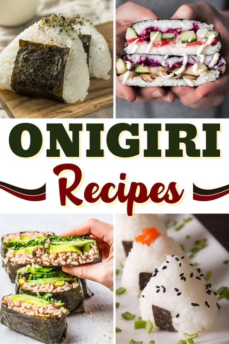 Rice Ball Filling Ideas, Fried Rice Onigiri, Tuna Onigiri Recipe, Rice Balls Recipe Japanese, Onigiri Recipe Filling Ideas, Onigiri Filling Ideas, Creamy Tuna Onigiri, Canned Tuna Onigiri, Yaki Onigiri Recipe