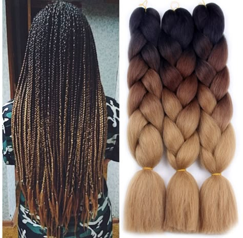 Ombre Box Braids, Hairstyles Theme, Blonde Box Braids, Brown Ombre Hair, Short Box Braids, Box Braids Styling, Beautiful Braids, Girls Hairstyles Braids, Brown Ombre