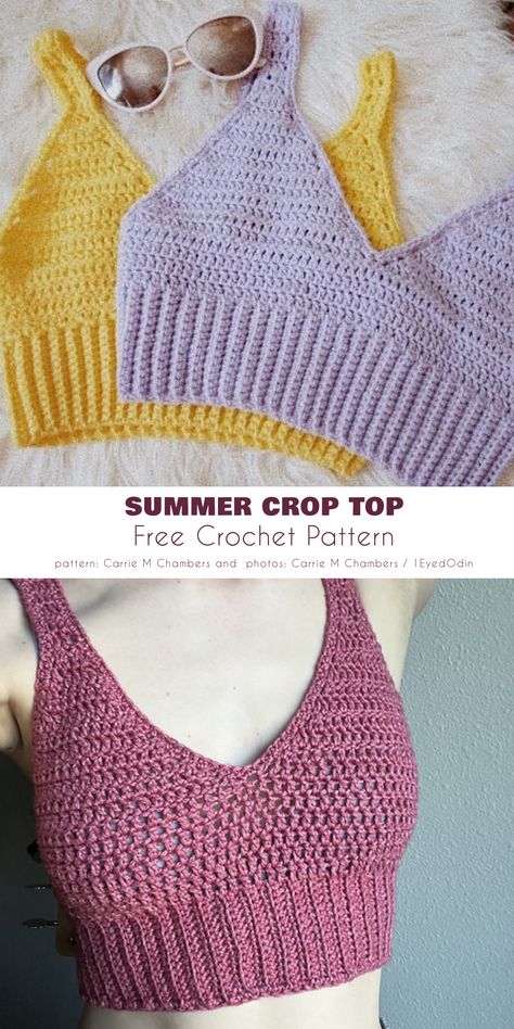 40 Absolutely The Best Crochet Halter Tops Free Patterns Crochet Halter Tops Free, Crochet Halter Top Pattern Free, Crochet Shirt Pattern, Crochet Cami, Crochet Halter Top Pattern, Beau Crochet, Crochet Top Outfit, Diy Tank, Confection Au Crochet