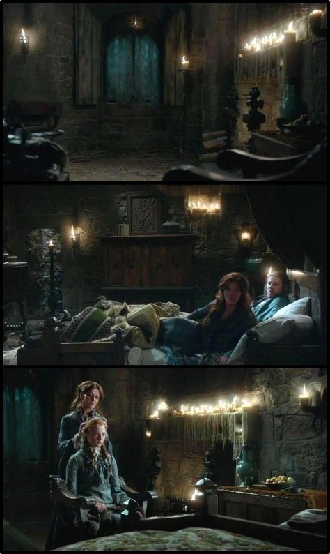 Winterfell castle Winterfell Castle Interior, Game Of Thrones North Aesthetic, Winterfell Bedroom, Winterfell Interior, Alamut Castle, Winterfell Aesthetic, Medieval Castle Interior, Westeros Aesthetic, Winterfell Castle