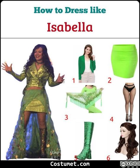 Lizzie McGuire & Isabella Costume for Cosplay & Halloween 2020 Isabella Costume, Lizzie Mcguire Outfits, Lizzie Mcguire Movie, Run Disney Costumes, Silver Pants, Silver Jacket, Running Costumes, Costume For Halloween, Green Mini Skirt