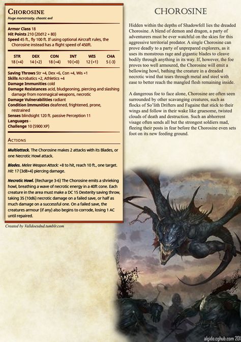 Shadowfell Monsters 5e, Demon Dnd 5e, Shadowfell Creatures, Dnd Monster Stats, Homebrew Monsters 5e, Shadowfell Dnd, 5e Monsters, Boss Monster, Homebrew Monsters